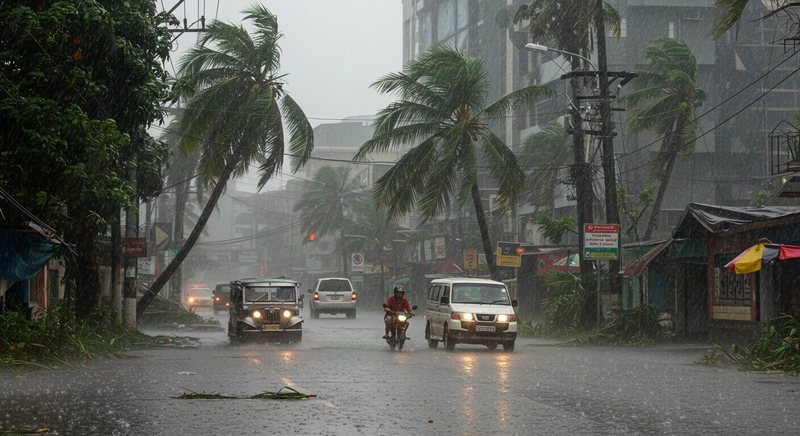Typhoon season is a challenging time for flower delivery in Manila